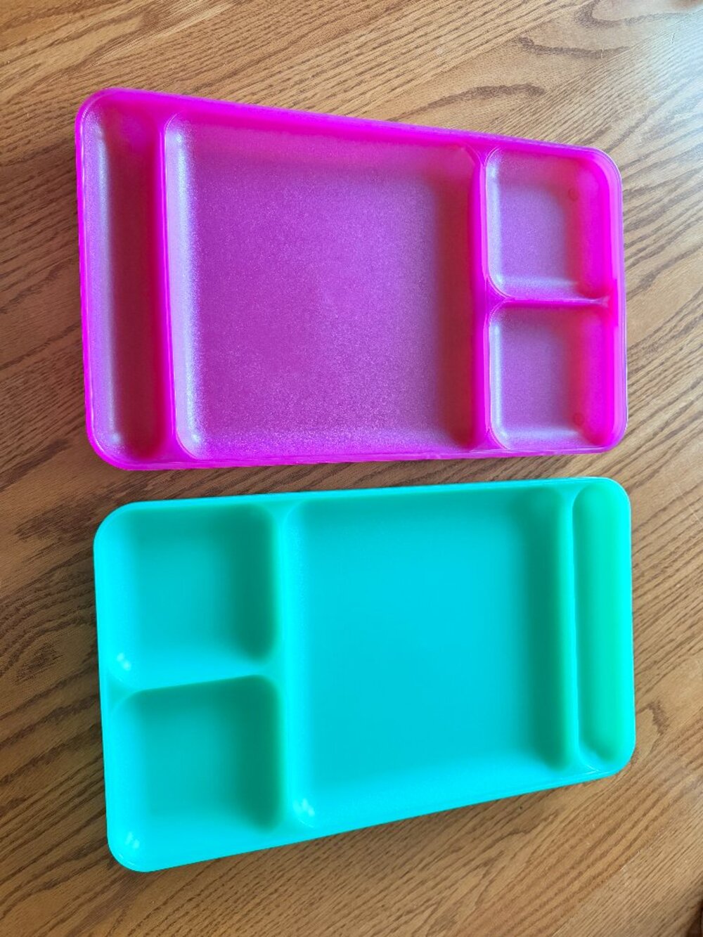 Tupperware Divided Picnic trays